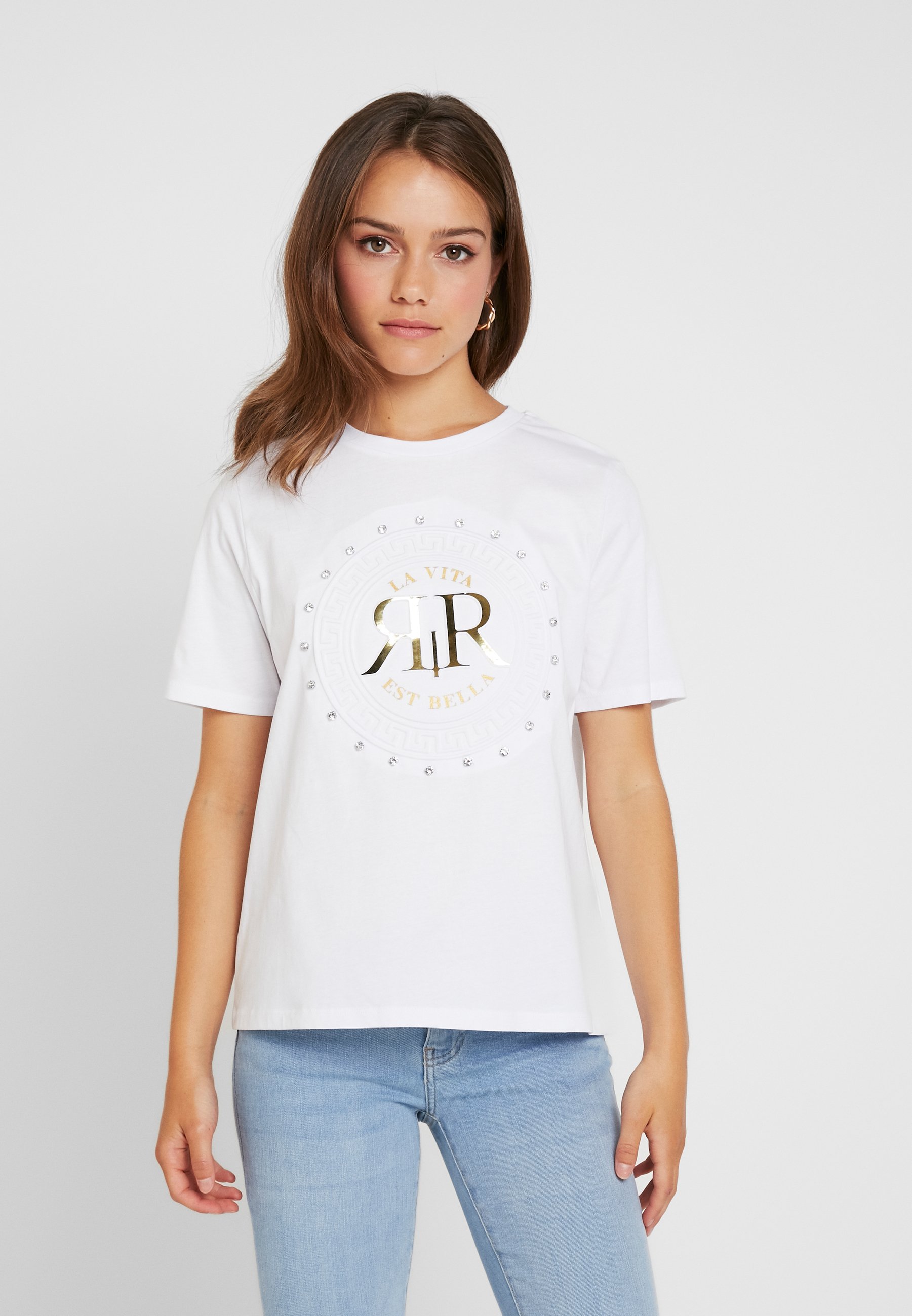River Island Petite T shirts med print white Zalando.no River Island Petite T-shirts med print - white