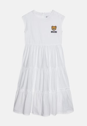 Robe Moschino Love - Taille S/36 - Blanc - Robe D'été Tunique Cocktail - Occasion Très Bon état