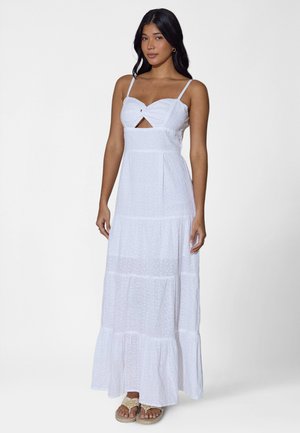South Beach BRODERIE TWIST FRONT TIERED  - Maxikjoler - white