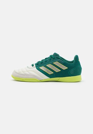 adidas Performance TOP SALA COMPETITION INDOOR - Zaalvoetbalschoenen - off white/collegiate green/pulse lime