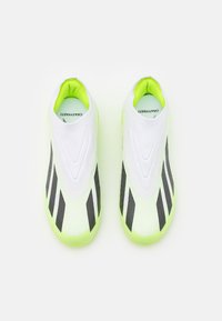 adidas Performance CRAZYFAST 1 FG - Fußballschuhe für festen Untergrund - footwear white/core black/lucid lemon