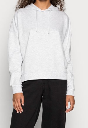 Hoodie - mottled light grey