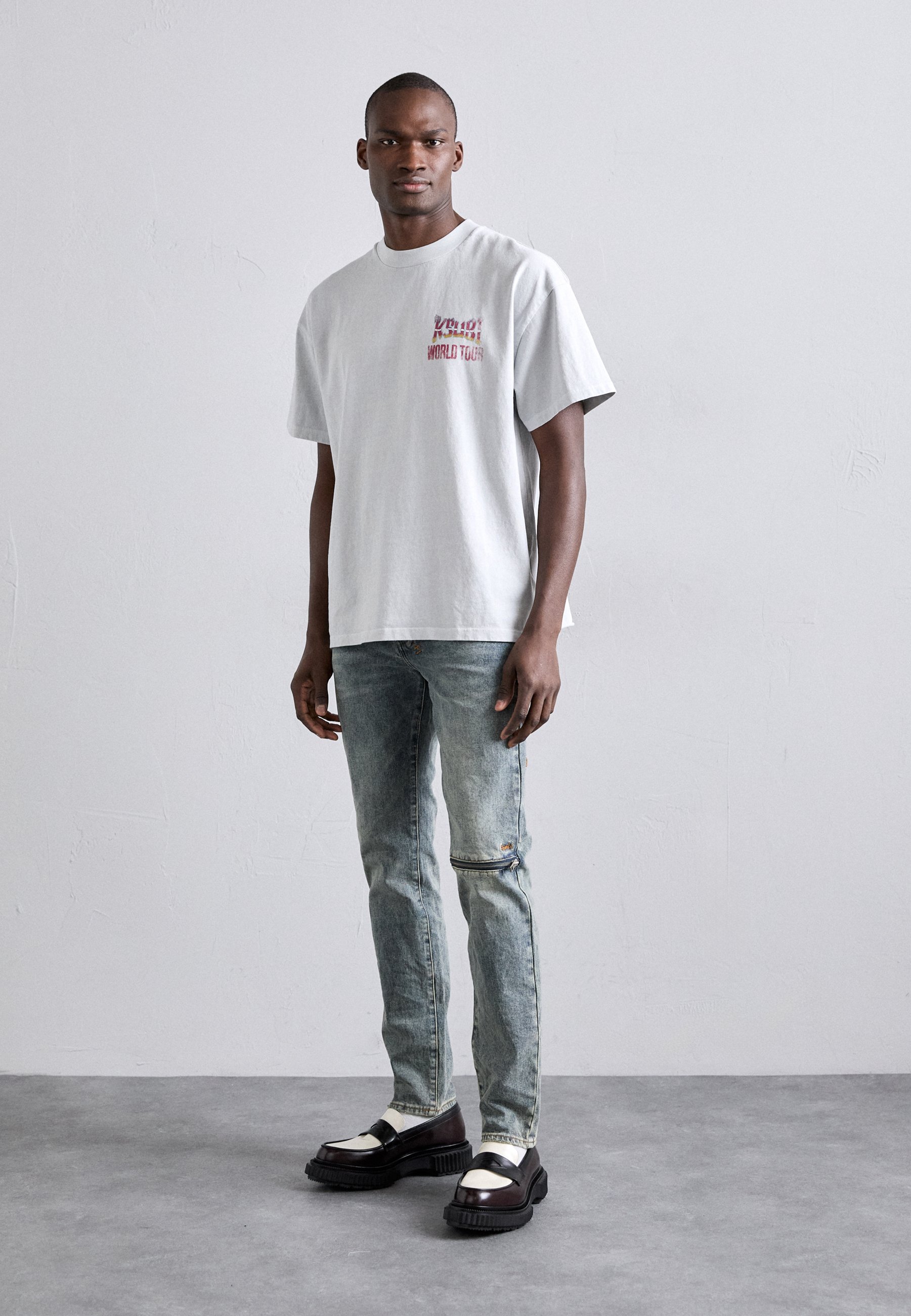 Ksubi GLOBAL EKCESS TEE PAINTED - Print T-shirt - white