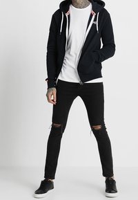 Superdry & Co Tröja med dragkedja - dark blue