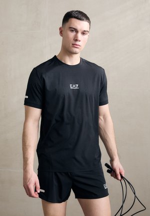 PERFORMER PERFORATED TEE  - T-skjorte til trening - black