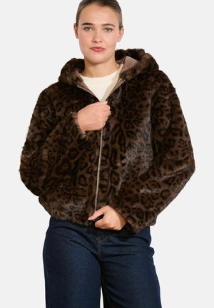 LEOPARD - Zimná bunda - brown dark chocolate