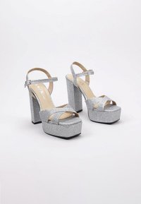 LIMMA VALENT - Sandalias de tacón - silver