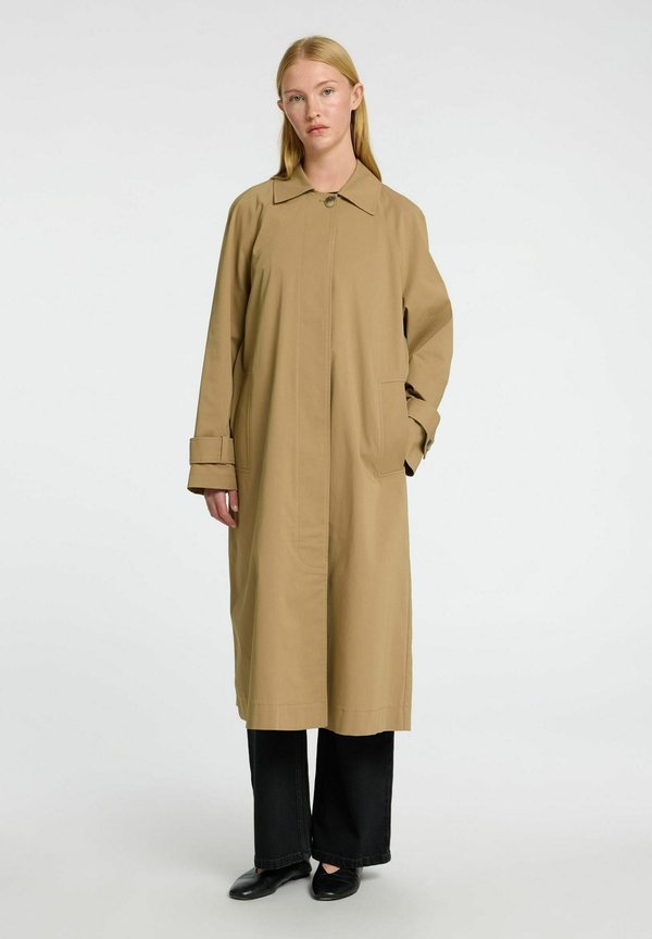 Klassischer Mantel - sepia tint