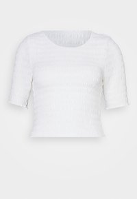 SOLID SMOCK - Printtipaita - white