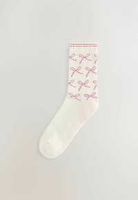 CUSHION 3 PACK WITH ARCH SUPPORT - Chaussettes - cream bows