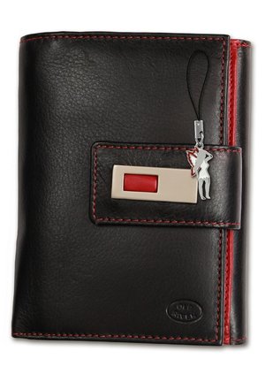OLD RIVER ZIERNÄHTE - Wallet - schwarz/rot