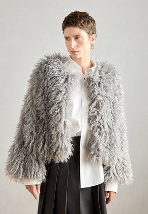 JACKET FLUFFY - Talvitakki - light dusty grey