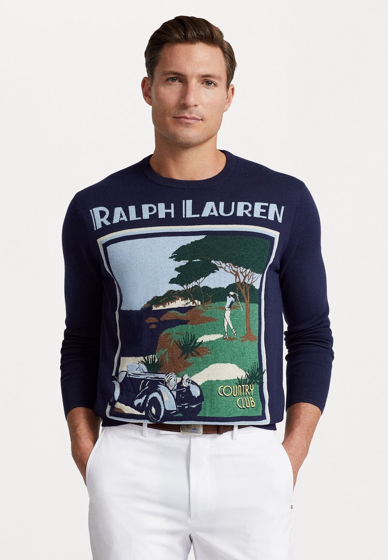 Polo Ralph Lauren GOLF LONG SLEEVE Jumper refined navy/dark blue