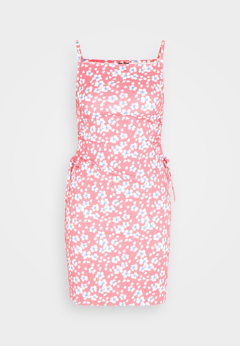 Pieces Etui-jurk donkerroze