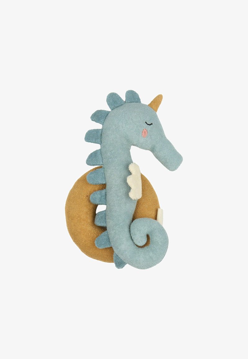 Fabelab RATTLE - SEAHORSE - Bijtring - slate