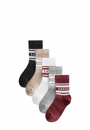 5 PACK - Sukat - burgundy