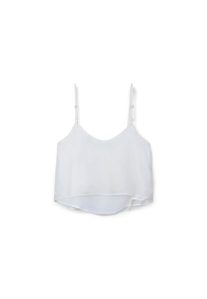 Calliope, FIORI APPLICATI - Top - bianco lana
