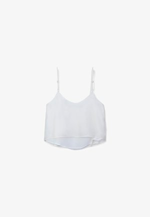 Calliope, FIORI APPLICATI - Top - bianco lana