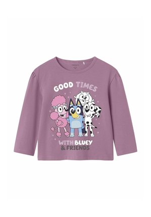 Name it MIT BLUEY - Longsleeve - mauve orchid