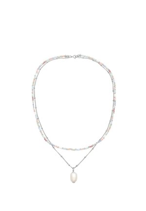 LAYER LOOK PEARLS - Necklace - silberfarben