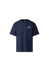 M MOUNTAIN SKETCH SS TEE  RELAXED - Triko s potiskem - summit navy tnf white