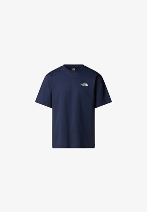 The North Face SS MOUNTAIN SKETCH - Print T-shirt - summit navy tnf white