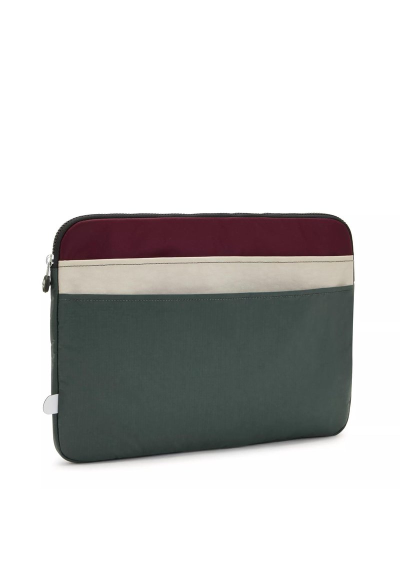Kipling LAPTOP SLEEVE 15 Sac ordinateur grey green block/gris foncé
