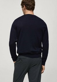 Mango Strickpullover - royal blue