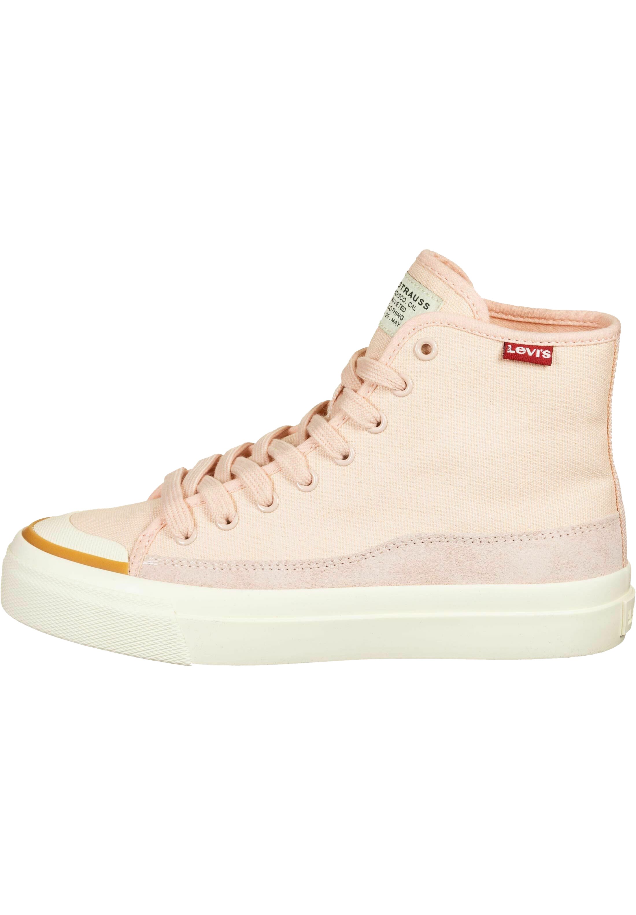 pink levi trainers