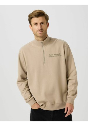 HALF-ZIP - Sweatshirt - string