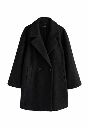 REVERE BUTTON UP  - Klasický kabát - black