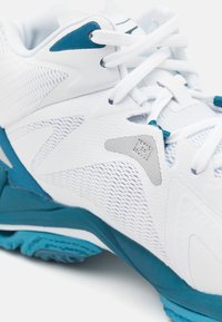 Mizuno WAVE LIGHTNING Z8 - Volleyballsko - white/moroccan blue/silver