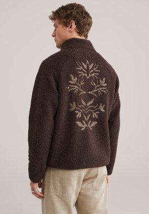 RIDGE - Fliisjakk - dark brown