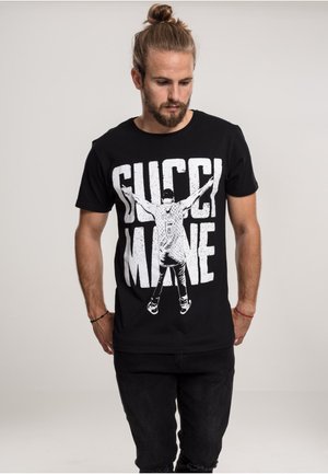 Print T-shirt - black
