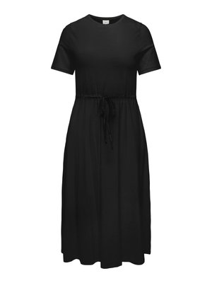 ONLY Carmakoma KLEID CARBLOOM LANGES KLEID - Maxikjoler - black