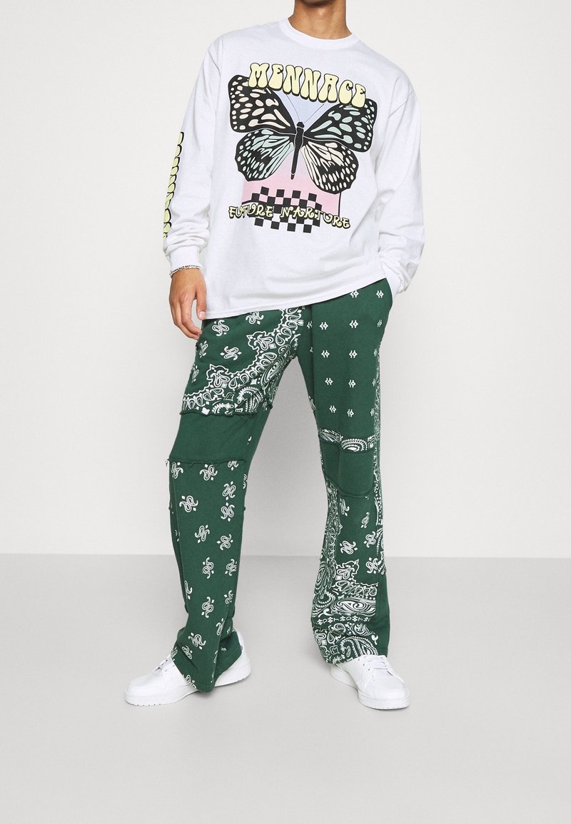 Mennace Maglietta a manica lunga - white