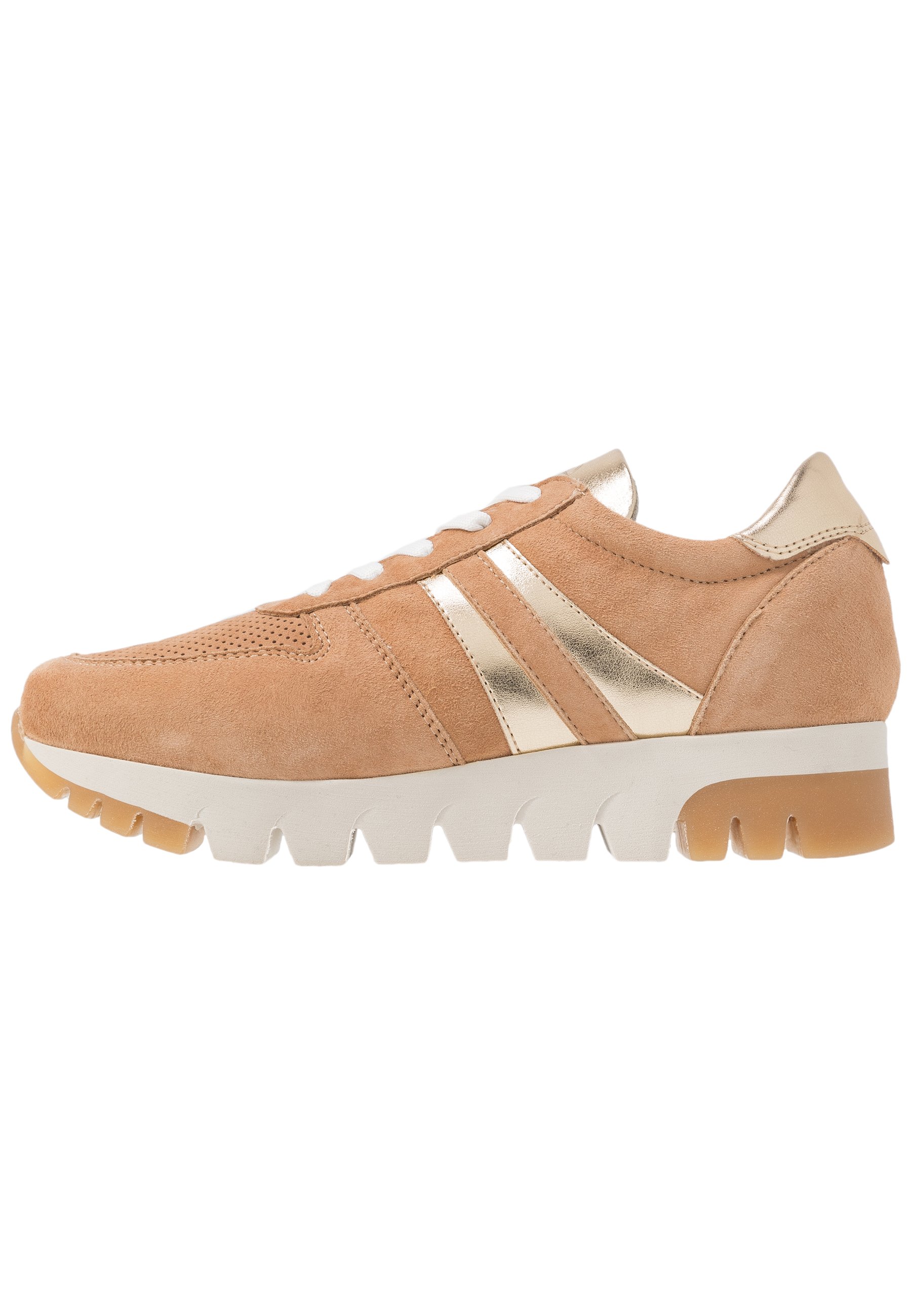 Tamaris LACE-UP - Sneakers laag - camel/light gold/lichtbruin - Zalando.be