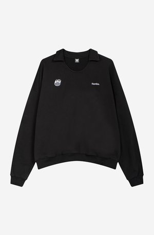 Kaotiko CREW CHAOS WORLD UNISEX - Mikina - black