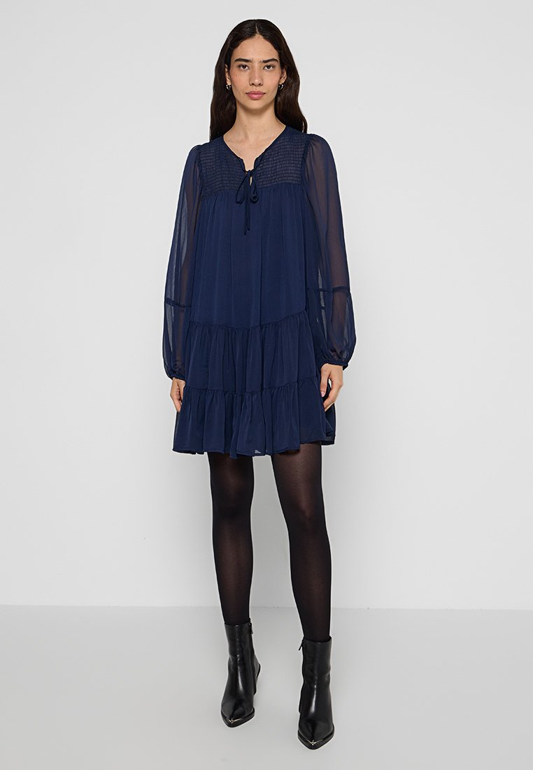 Apricot Jurk donkerblauw