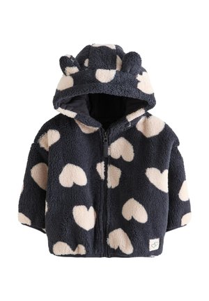 Next ZIP THROUGH - Fleecejakke - black heart print