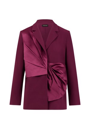 Apart, BLAZER MIT DRAPIERUNG - Blazer - weinrot