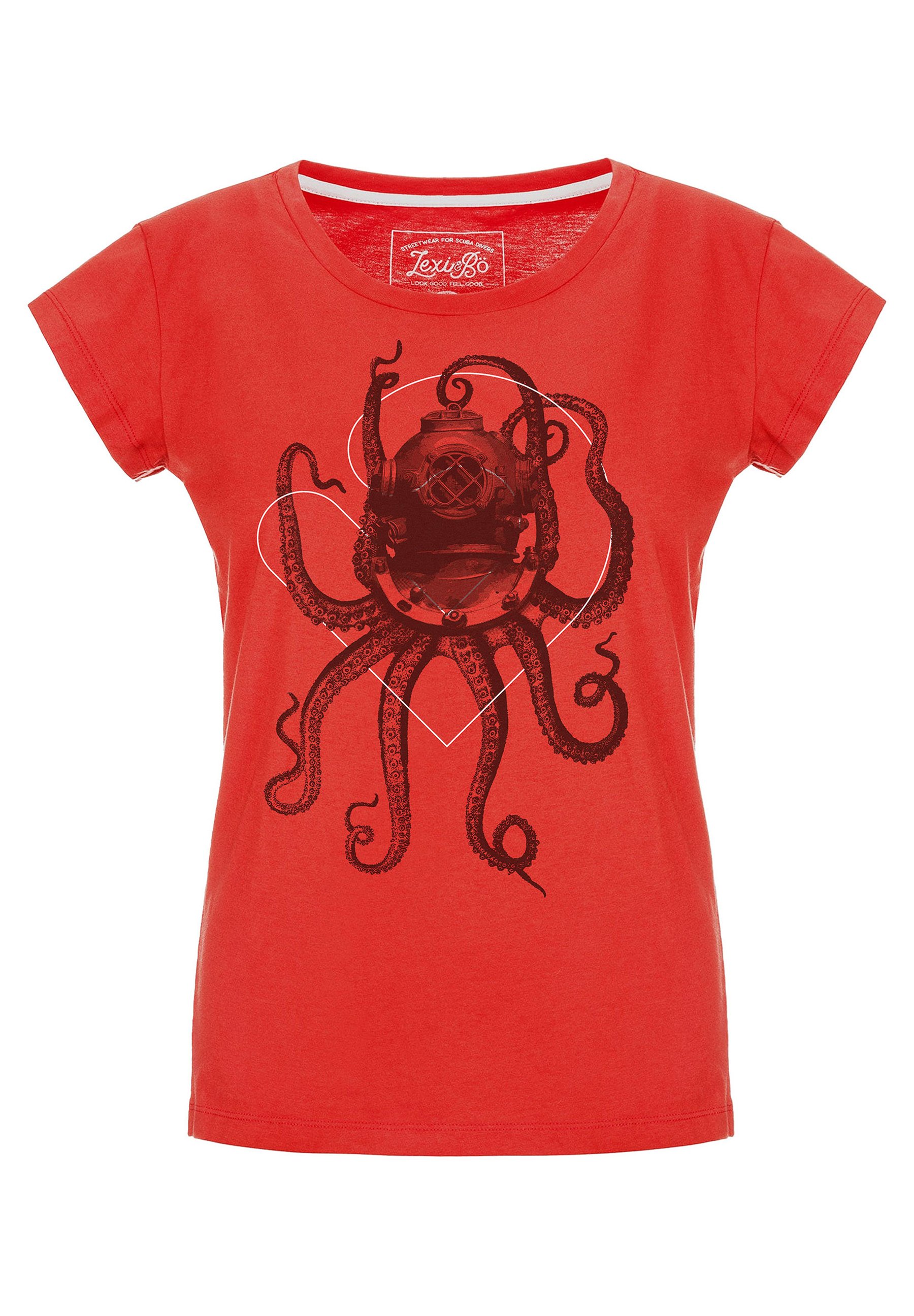 octopus print t shirt