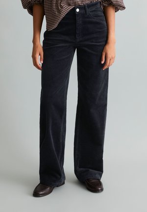 Marc O'Polo DENIM, WOVEN 5-POCKETS, TOMMA CORDUROY - Trousers - blue depths