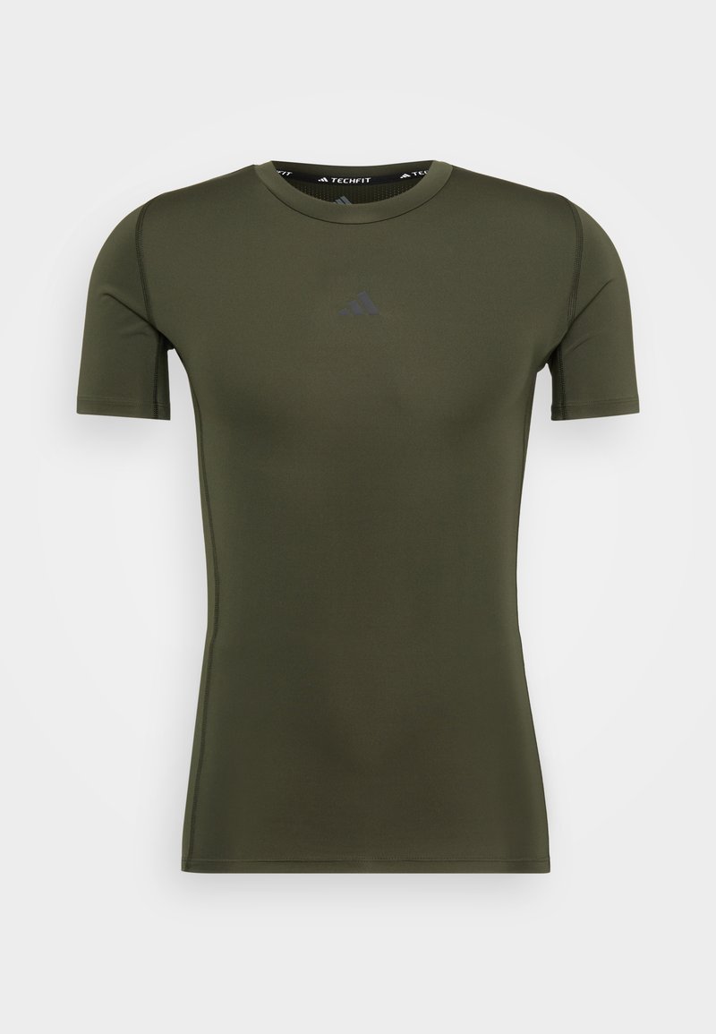adidas performance Sport T-shirt donkergroen adidas performance Sport T-shirt donkergroen