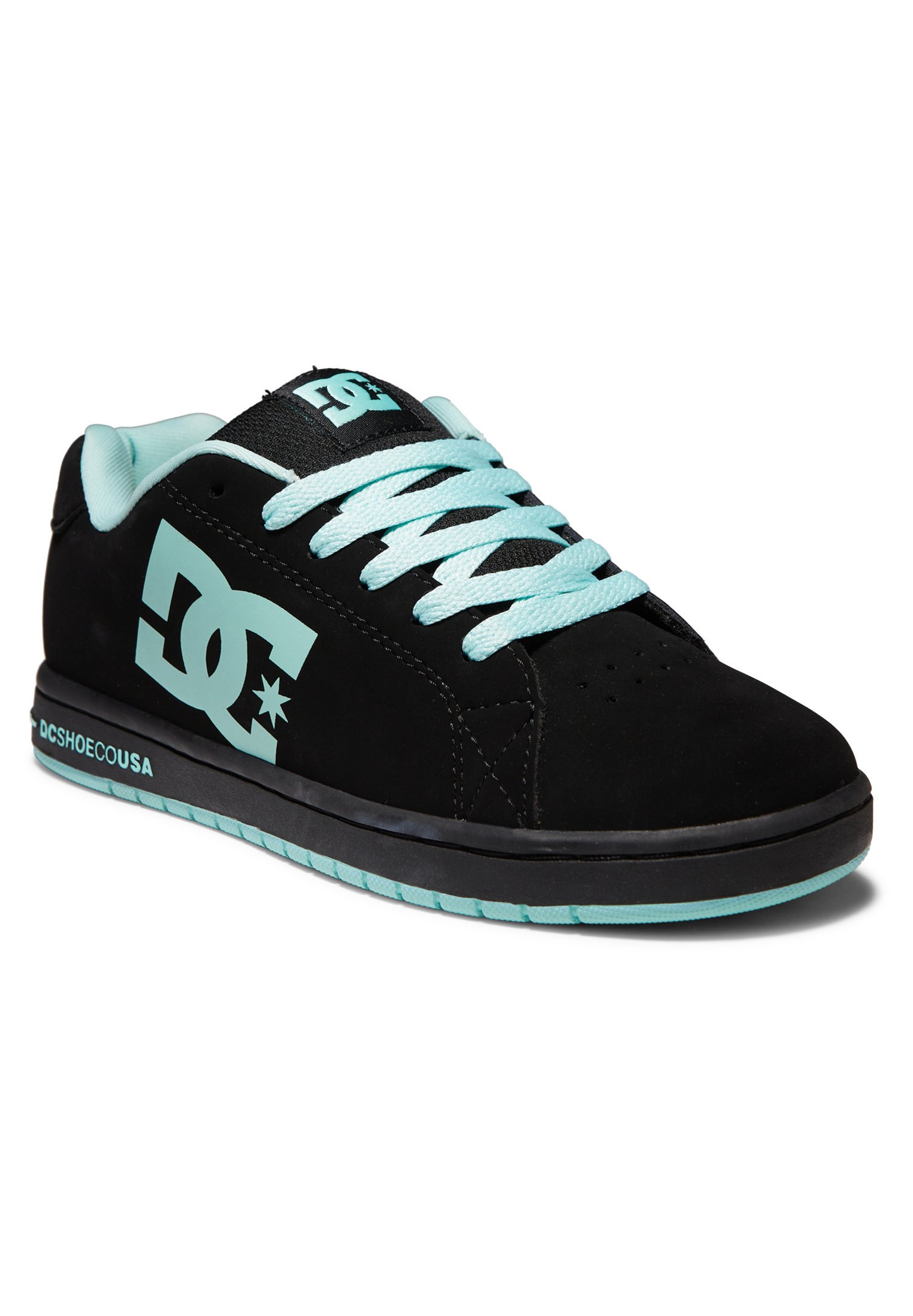 DC Shoes GAVELER - Sneakers laag - black/aqua/Zwart - Zalando.nl