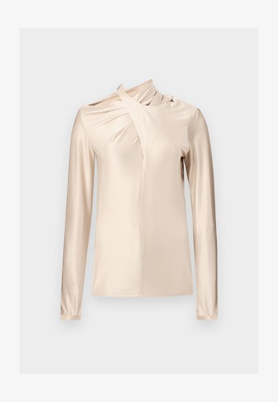 Rabanne Camisola de manga comprida - skin nude