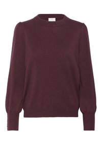 PULLOVER BUTTONS - Trui - windsor wine