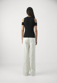 Patrizia Pepe MAGLIA - Apdrukāts T-krekls - nero