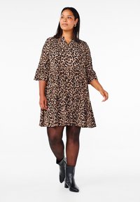 Zizzi BLÜMCHENM - Day dress - leo aop