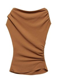 BRICK - T-Shirt print - camel